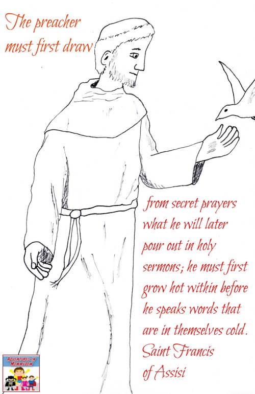 500x771 Quotes About Saint Francis Of Assisi - St Francis Of Assisi Drawing