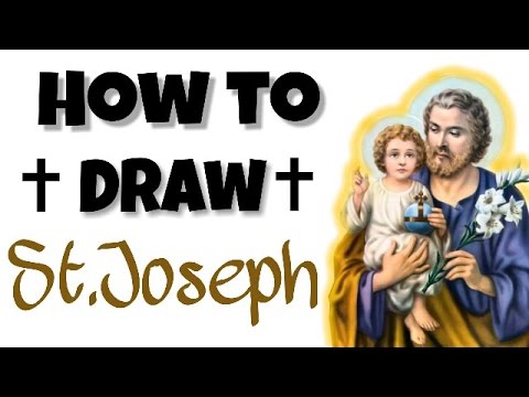480x360 how to draw st joseph - St Joseph Drawing