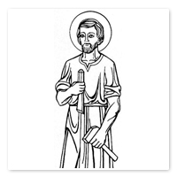 drawing of St. Joseph