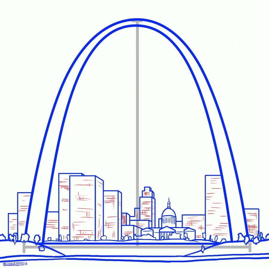 St Louis Arch Drawing at Explore collection of St