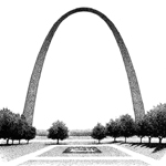150x150 gateway arch - St Louis Arch Drawing