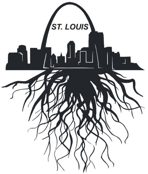 500x585 my junior ladies crew neck tee st louis skyline - St Louis Skyline Drawing