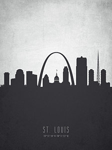 225x300 saint louis skyline paintings fine art america - St Louis Skyline Drawing