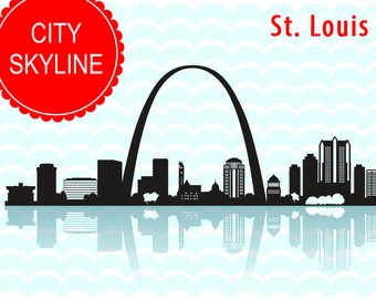 340x270 st louis skyline etsy - St Louis Skyline Drawing