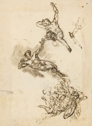 365x500 Sebastiano Ricci - St Michael Drawing