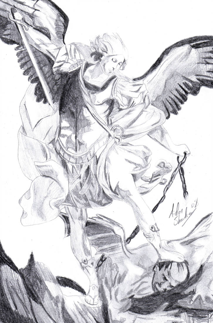 726x1101 St Michael - St Michael Drawing