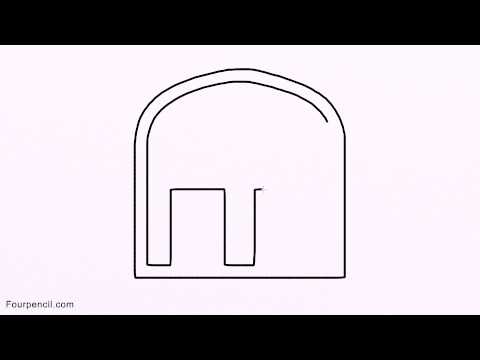 480x360 How To Draw Cartoon Stable Drawing Step - Stable Drawing