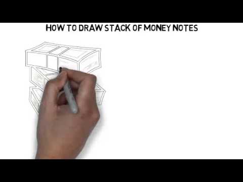 480x360 How To Draw Stack Of Money Notes - Stack Of Money Drawing