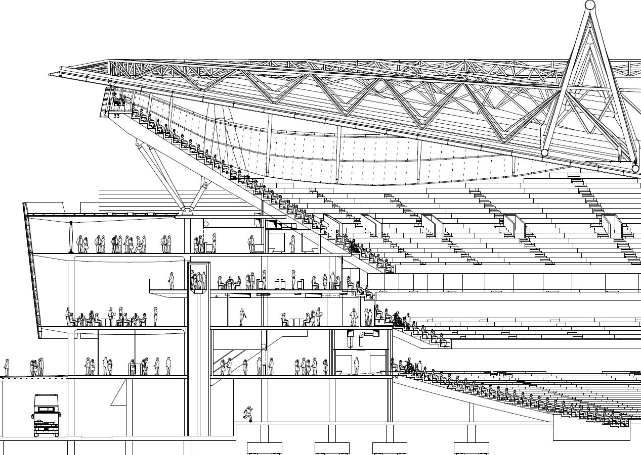 1267x901 London - Stadium Drawing