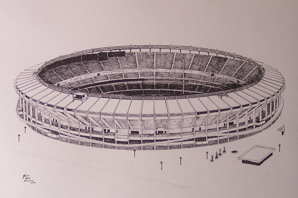 Stadium Drawing at PaintingValley.com | Explore collection of Stadium