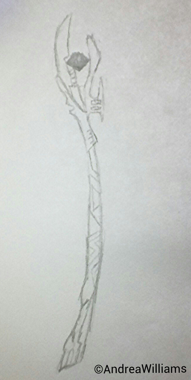 641x1273 loki's staff - Staff Drawing