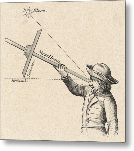 532x600 a sailor uses a 'jacob's staff' drawing - Staff Drawing