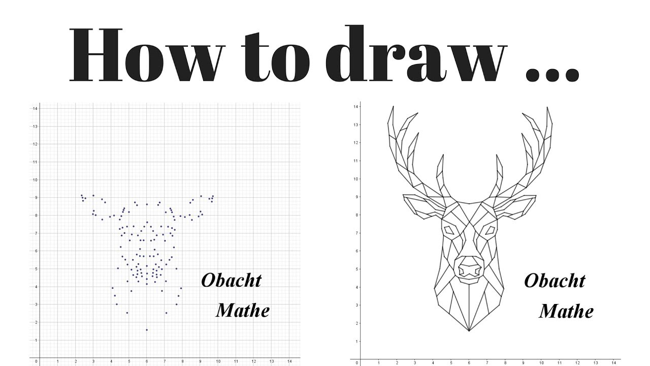1280x720 How To Draw A Deer - Stag Head Drawing
