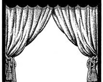 340x270 stage curtains etsy - Stage Curtains Drawing