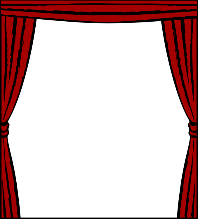 Stage Curtains Drawing at PaintingValley.com | Explore collection of