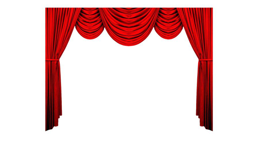 Stage Curtains Drawing at PaintingValley.com | Explore collection of
