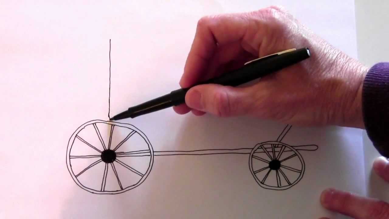 1280x720 How To Draw A Stage Coach - Stagecoach Drawing