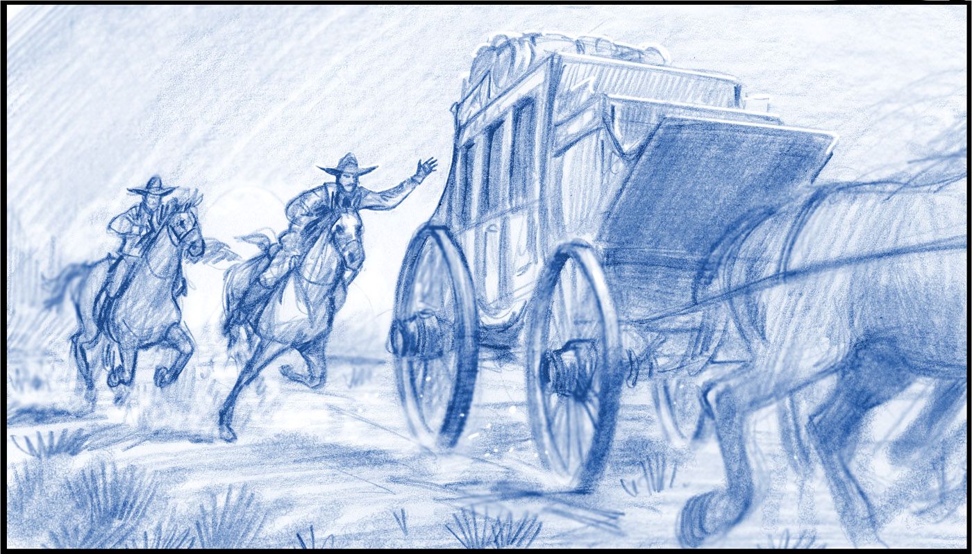 1400x798 Stagecoach Drawings Drawing, Storyboard - Stagecoach Drawing