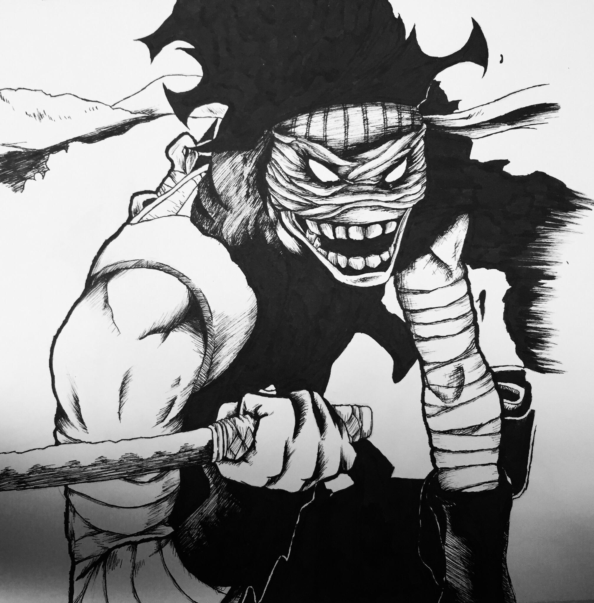 2016x2046 hero killer stain drawing - Stain Drawing