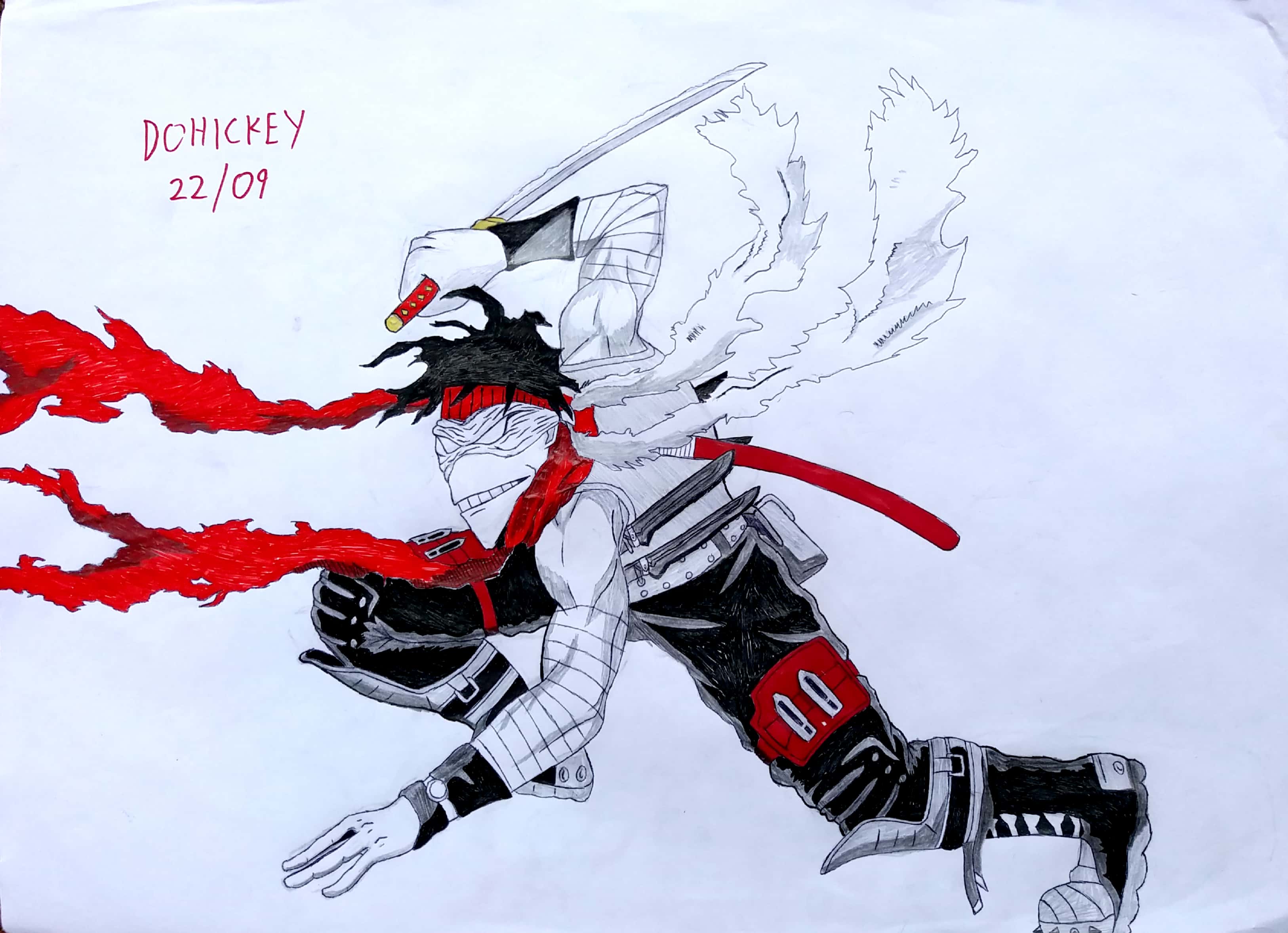 3252x2356 i drew hero killer stain - Stain Drawing