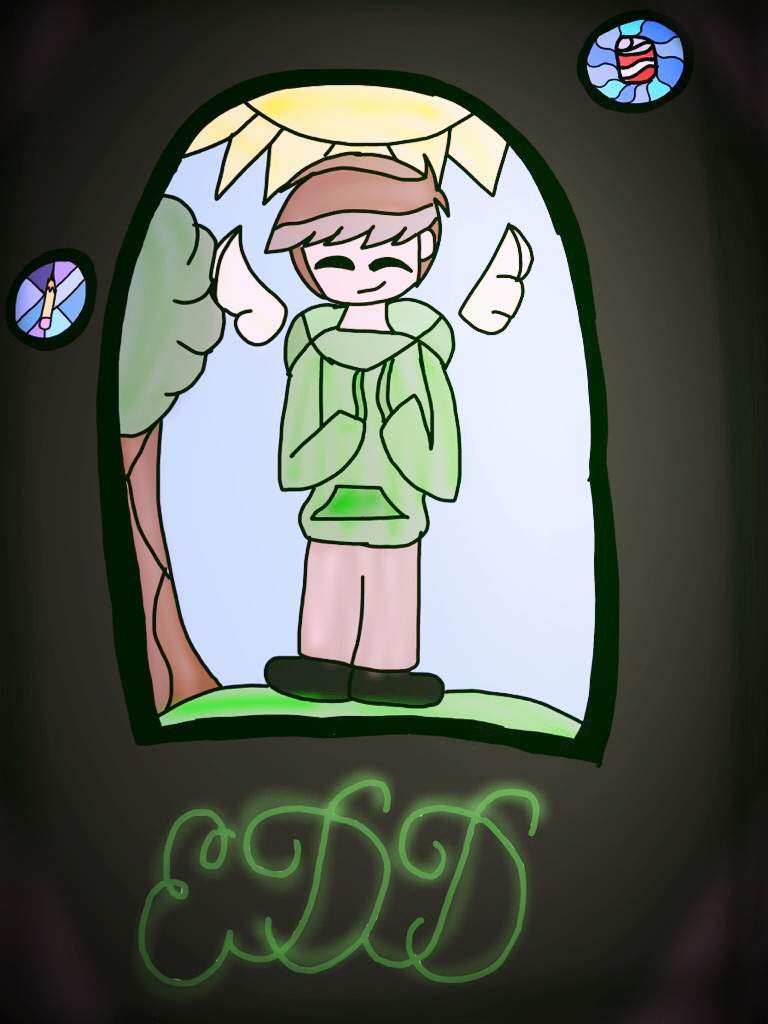 768x1024 edd stained glass window drawing amino - Stained Glass Window Drawing