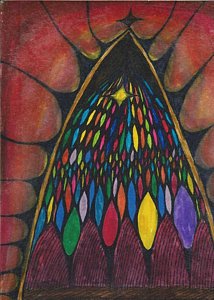 214x300 stain glass window drawing drawing - Stained Glass Window Drawing