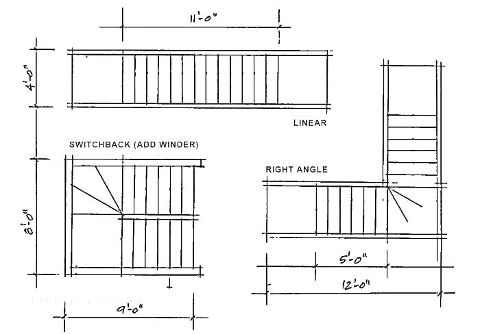 Staircase Plans Drawing at Explore