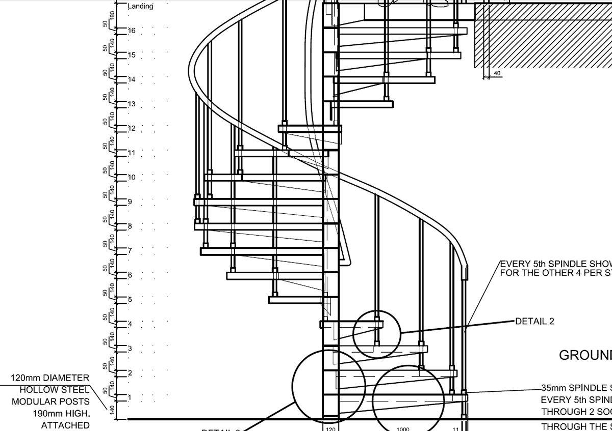 staircase-section-drawing-at-paintingvalley-explore-collection-of