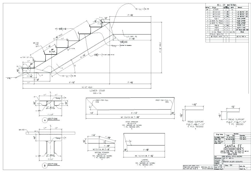 875x600 Steel Staircase Classic Interior Details Drawing Stairs Pdf Giffun - Staircase Section Drawing