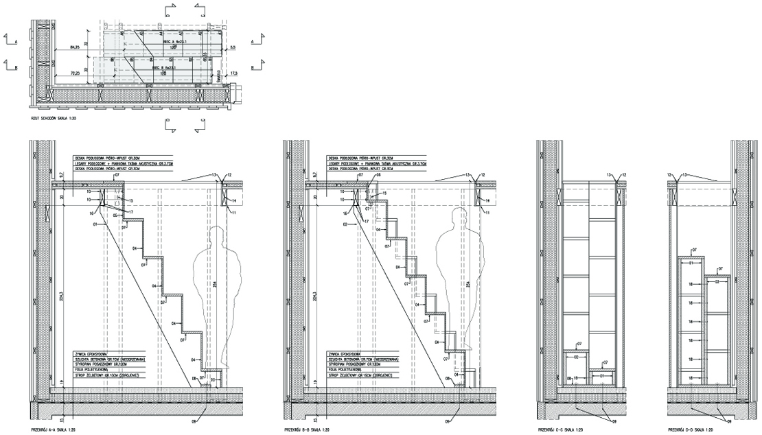 1110x634 architect m zawada - Stairs Architectural Drawing