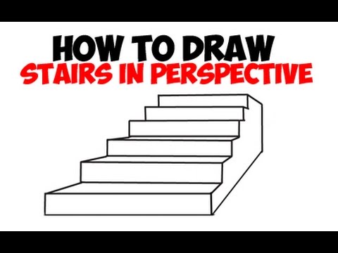 480x360 how to draw stairs in perspective step - Stairs Drawing