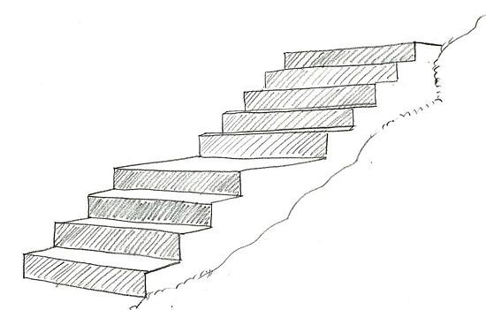 550x351 de recherche d'images pour stairs drawing risunki - Stairs Drawing