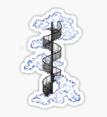 210x230 Stairway To Heaven Drawing Stickers Redbubble - Stairway To Heaven Drawing