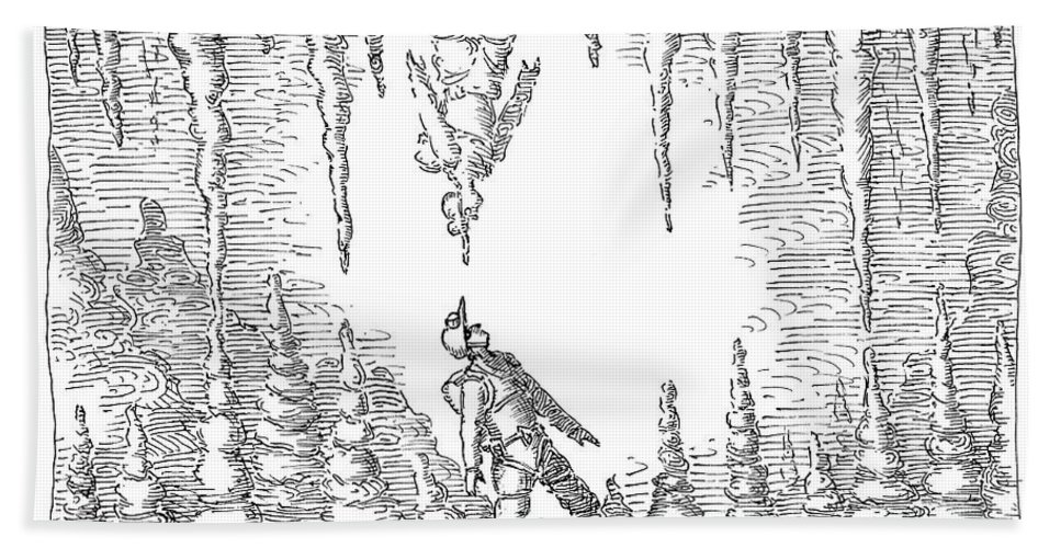 967x500 Stalactite Bath Sheet For Sale - Stalactite Drawing