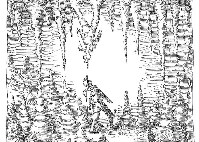 700x500 Stalactite Greeting Card For Sale - Stalactite Drawing