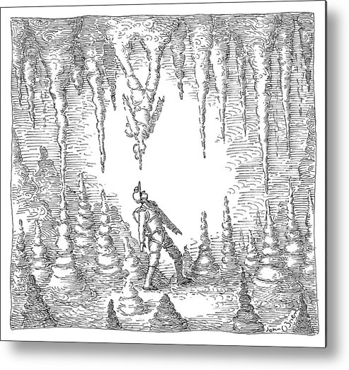 493x523 Stalactite Metal Print - Stalactite Drawing