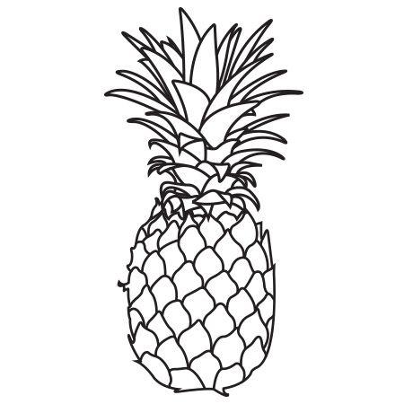 450x450 pineapple stamp - Stamp Drawing