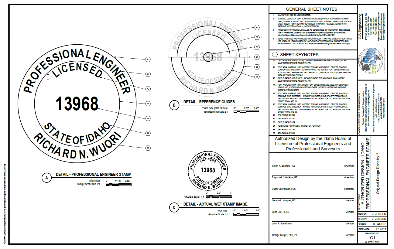 1297x820 engineer civilstamp id - Stamp Drawing