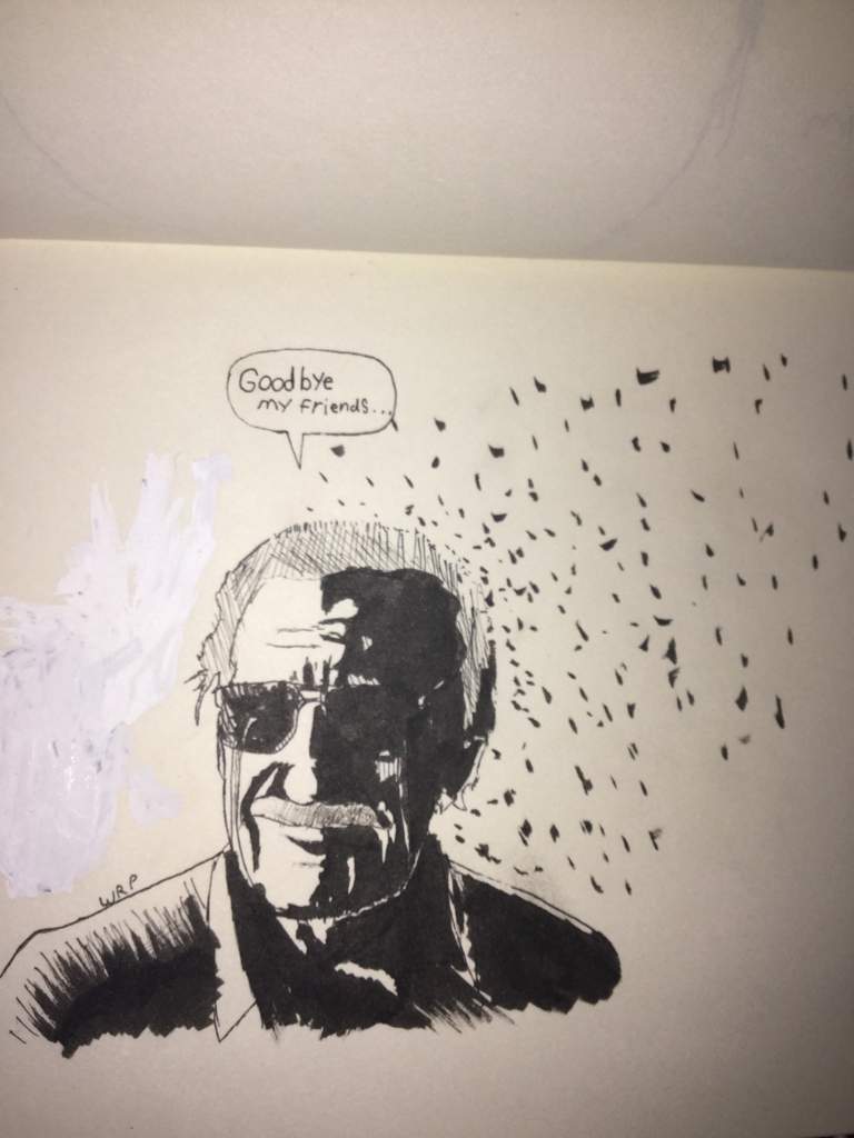 768x1024 here's a drawing of stan lee marvel amino - Stan Lee Drawing