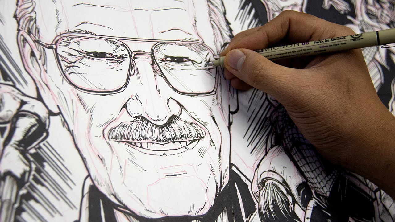 1280x720 remembering stan lee - Stan Lee Drawing