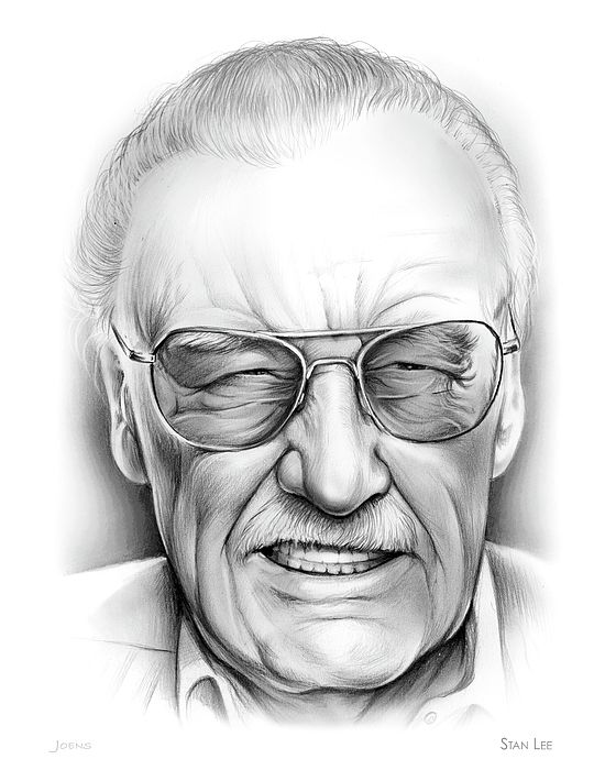 560x700 stan lee fan art - Stan Lee Drawing