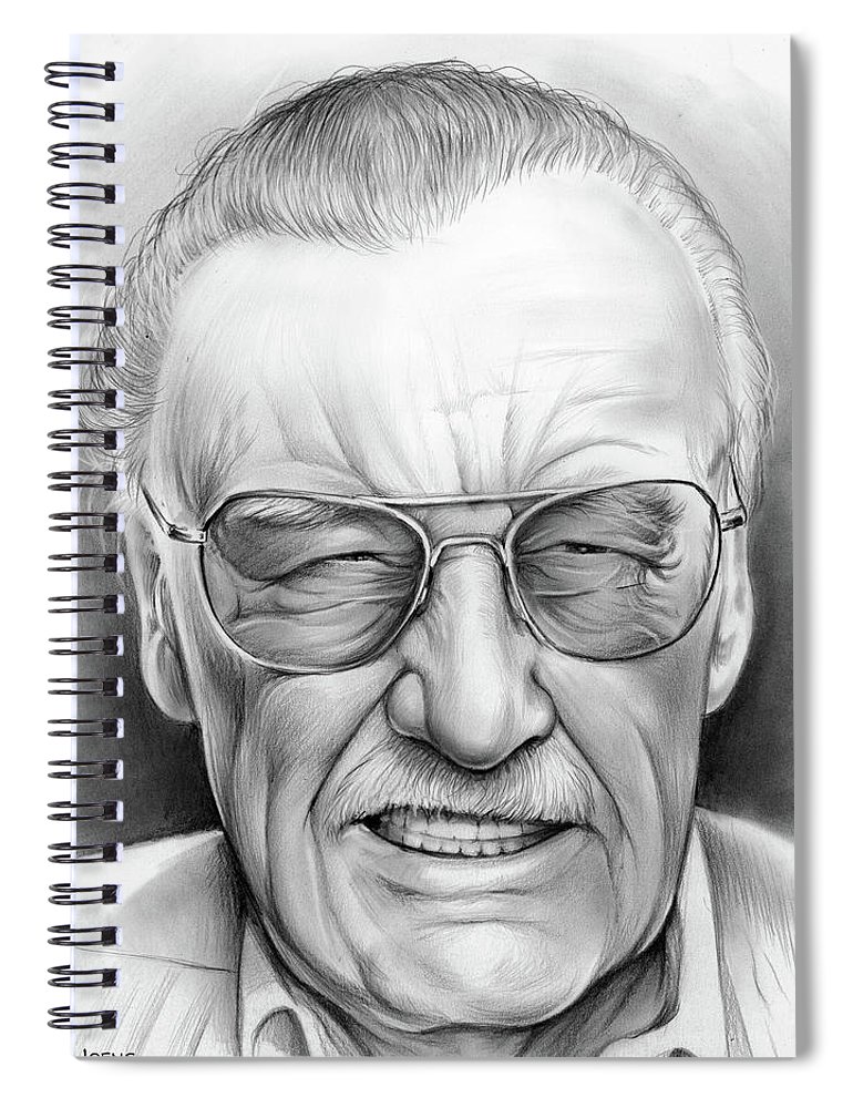 770x1000 stan lee spiral notebook for sale - Stan Lee Drawing