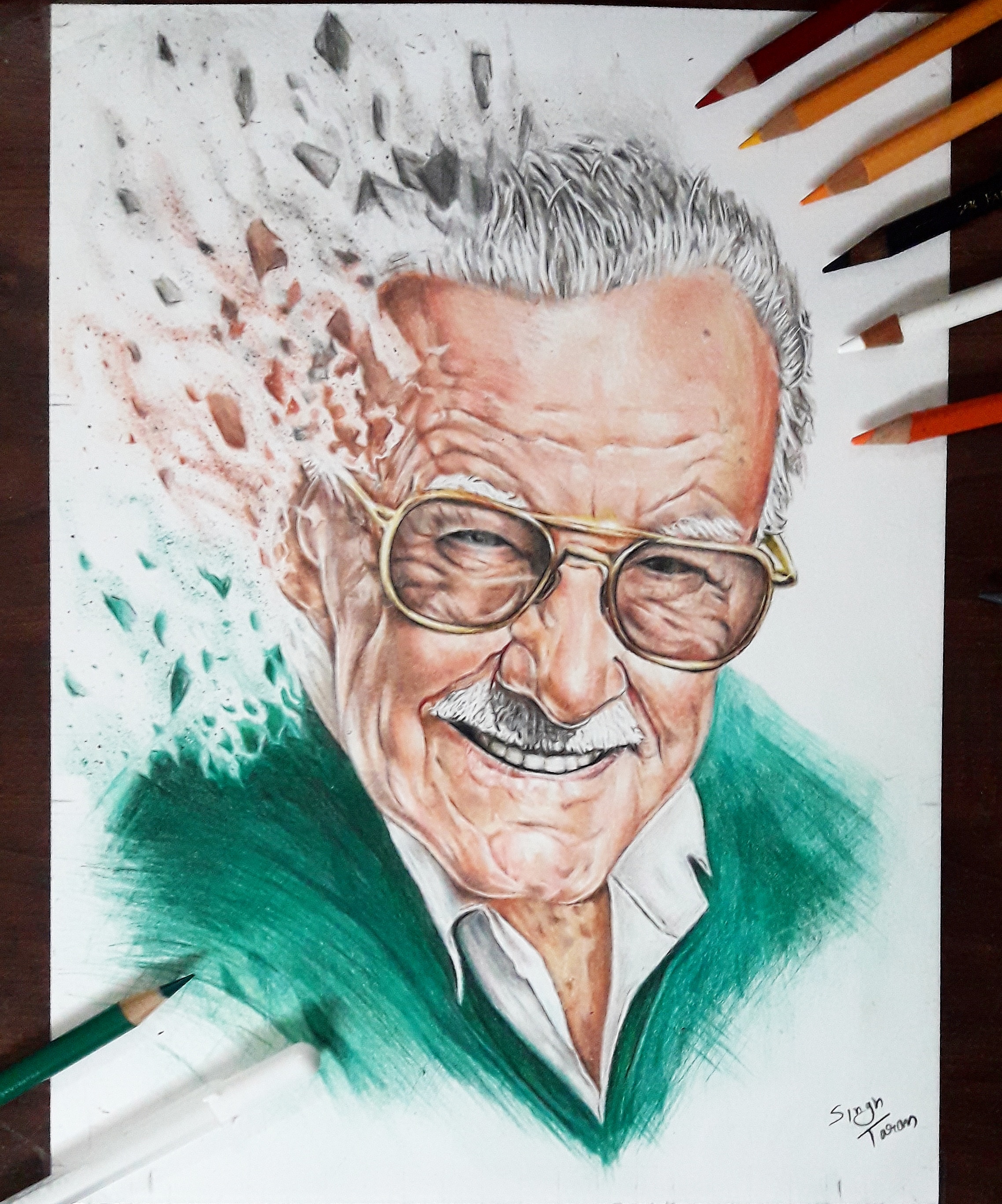 Stan Lee Drawing at PaintingValley.com | Explore collection of Stan Lee ...