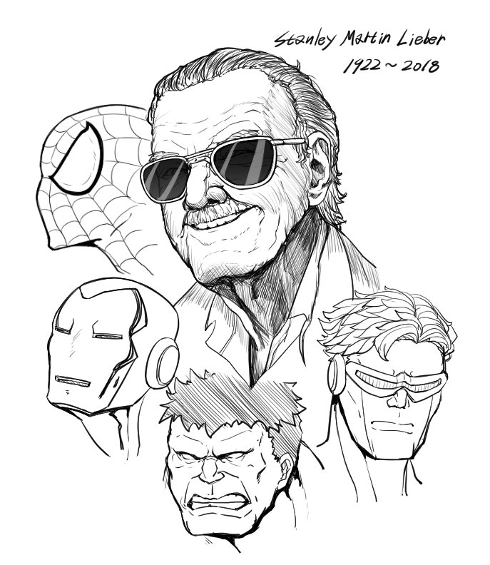687x792 stan the man stan lee know your meme - Stan Lee Drawing