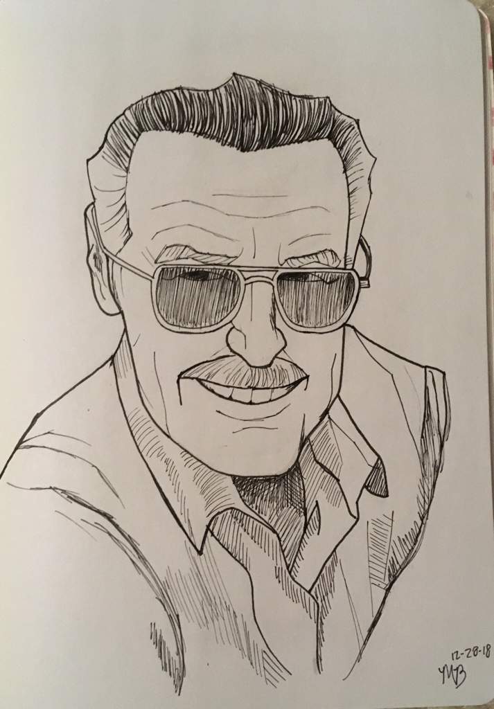 713x1024 happy birthday stan lee - Stan Lee Drawing