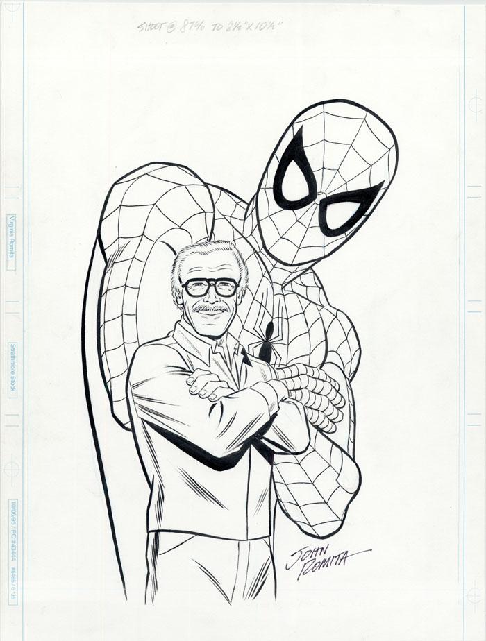 Stan Lee Drawing Spiderman at Explore collection