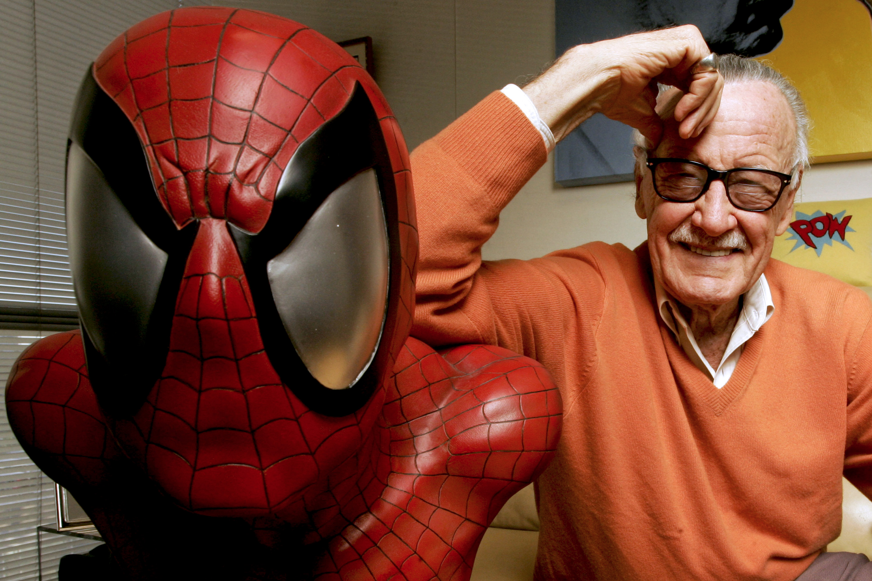 3000x2000 stan lee surprises autistic year old with amazing spider man - Stan Lee Drawing Spiderman