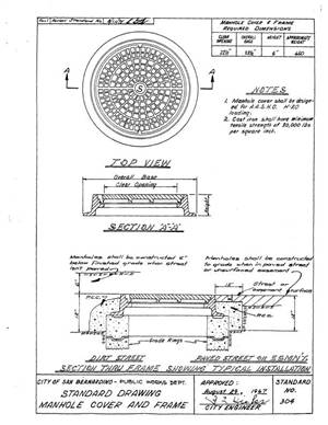 300x388 long beach iron works agency standard plan drawings - Standard Drawing