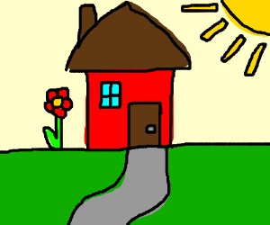 300x250 your standard drawing of a house drawing - Standard Drawing