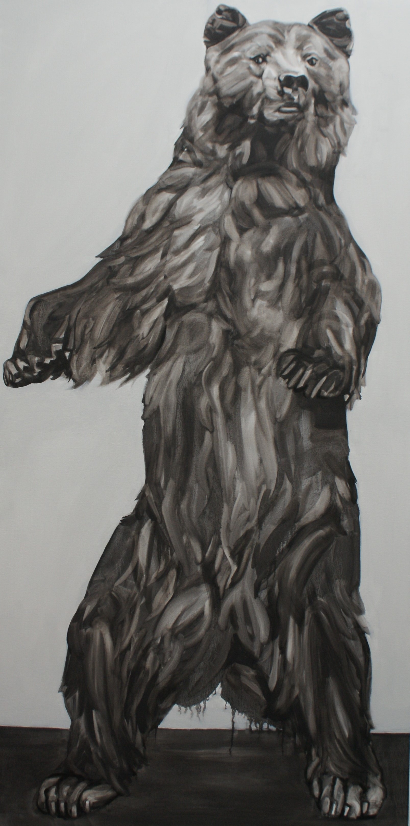 1607x3236 Standing Bear - Standing Bear Drawing